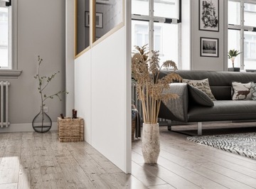 Накладки на раздвижные двери GoodHome Alara, белые