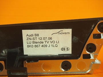 фото thumb №14, Audi a5 8t рестайлінг декори тунелю піаніно чорний комплект 8t1857186ae / 8k0863305