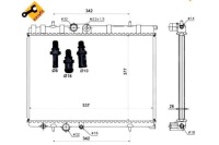 Купить Nrf радиатор воды citroen c4 1 1.4 16v lc_, фото thumb