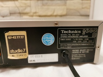 УСИЛИТЕЛЬ TECHNICS SU-Z22 ФУНКЦИОНАЛЬНЫЙ