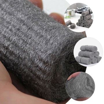 Проволочная сетка из стальной шерсти, тонкая из нержавеющей стали