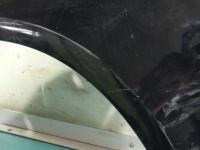 фото thumb №12, Крыло перед левый vw touareg i 7l 02-06 чёрный