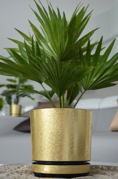 Большой красивый художественный горшок GOLD LACE 26