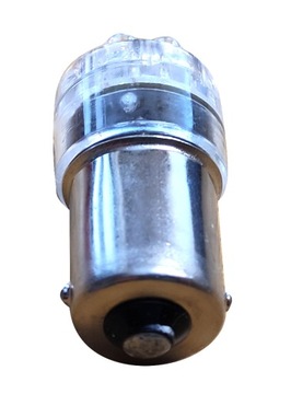 Светодиодная лампа Ba15S 24В КРАСНАЯ R5W R10W