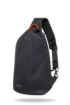 Рюкзак через плечо R-Bag Pump City для ноутбука 13–14 дюймов с USB-разъемом Черный Z131