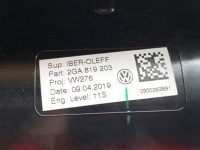 фото thumb №5, Решітка обдув задня vw t-roc 2ga864298 crossover вентиляції задня, панель