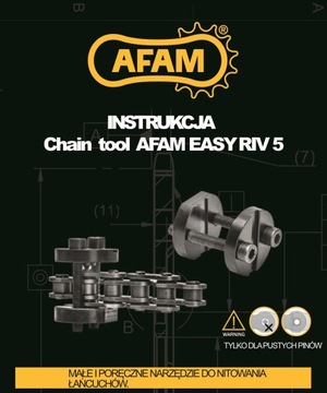 Обжимной станок Afam для мотоциклетных цепей 520 525 530