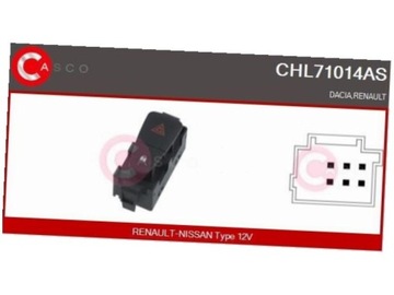 фото thumb №2, Вимикач світла аварійних dacia доккер 12-