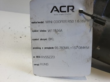 фото thumb №7, Mini cooper s r50 1.6 компресор стартер 0001106018 bosch 1489995-0