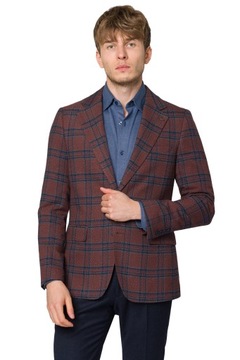 Бордовая куртка в клетку Glenhope Lancerto 56