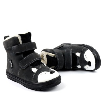 Zimowe buty Midoshoes 32-31 Grafit Lis z Membraną r.28