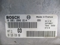фото thumb №5, Citroen xsara i 1.4 8v бортовий комп'ютер двигуна 9632693880 bosch 0261206214