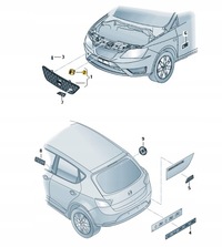 фото thumb №8, Новый оригинальный знак 6j9853679 ibiza toledo