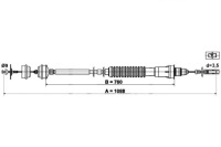 фото thumb №1, Ate трос сцепления citroen evasion jumpy fiat ulys