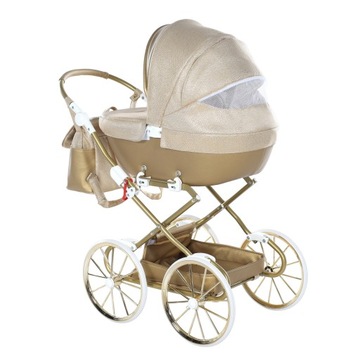 Кукольная коляска Tako DOLCE mini 05 GOLD (3-8л)