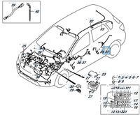 фото thumb №10, Suzuki sx4 s-cross 18r lift 1.4t жгут электропроводка дверь правая задняя