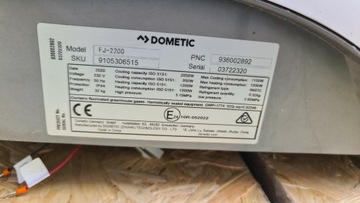 КОНДИЦИОНЕР ВОЗДУХА НА КРЫШЕ КОНДИЦИОНЕР CAMPER CAMPING CAMPING DOMETIC FJ-2200