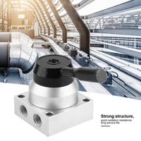 фото thumb №7, Пневматический ручной клапан управляющий 3-pozycyjny, 4-drogowy клапан с ks