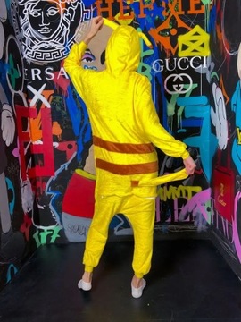КУРТКА КИГУРУМИ КОМБИНИРОВАННАЯ ПИЖАМА PIKACHU - S