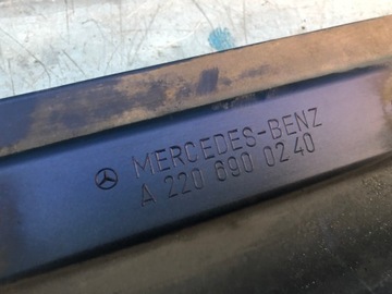 фото thumb №6, Mercedes w220 рестайлинг правая планка пороговая короткая 032