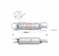 фото thumb №1, Фільтр часток твердих do saab 9-3 9-3x