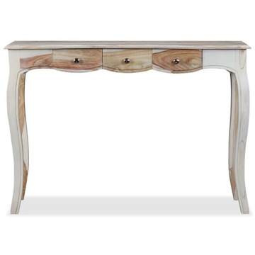 Стол-консоль с 3 ящиками, дерево Шишем, 110x40x76 см