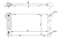 фото thumb №1, Nrf радиатор chrysler voyager 95- nrf