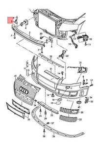 фото thumb №7, Підтримка vag audi a4 avant 2005-2008 оригінальний 8e0807381c