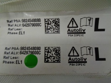 фото thumb №7, Ds3 crossback шторка air bag ліва нова