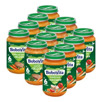 Набор BoboVita Микс-2 Супы после 6 месяцев 12х190г