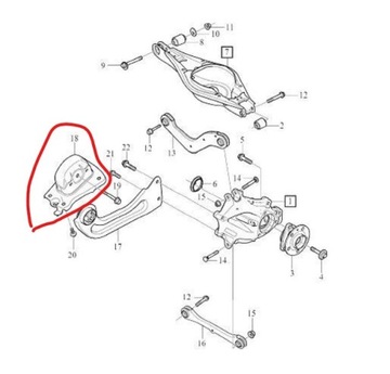 фото thumb №6, Захист важеля правий зад 32221323 volvo xc40 17-