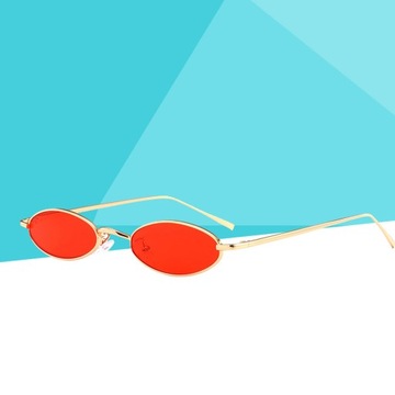 OKULARY PRZECIWSŁONECZNE SUN MIRROR SLIM MODNE OKO TRENDOWE