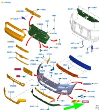 фото thumb №8, Ford ranger t6 mk3 передняя правая защита противотуманная 1920494оригинальная