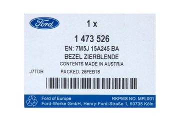 фото thumb №12, Решётка галоген левого ford focus c-max 2007-2011 _1473526 _ 7m5j-15a245-ba