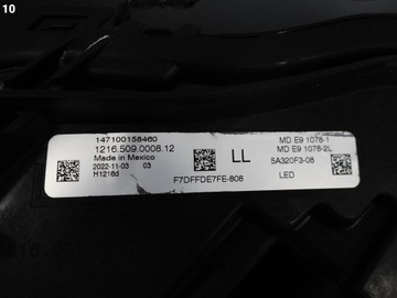 фото thumb №11, Bmw 2 ii g42 m2 g87 cs 22- лампа повний led золото золота ліва модулі перед eu