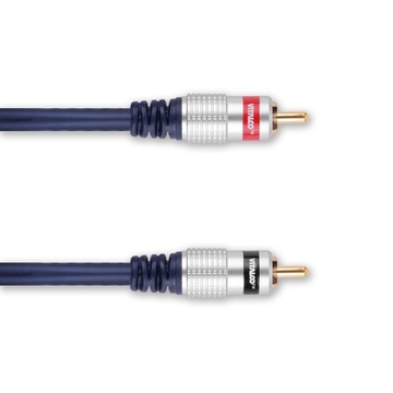 Kabel 2x RCA Kątowe + Sterowanie VITALCO 0,5m