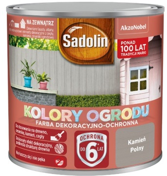 Sadolin Farba Kolory Ogrodu Kamień Polny 0,25L
