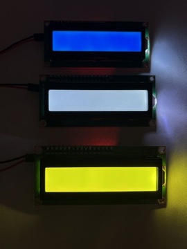 ЖК-ДИСПЛЕЙ 1602 2x16 I2C КОНВЕРТЕР черные символы желто-зеленый фон