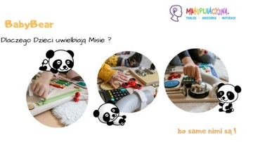 Манипулятивная доска Teddy Bear XL Сенсорный | БЕСПЛАТНО
