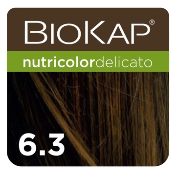 Biokap Delicato, 6.3 Ciemny Złoty Blond