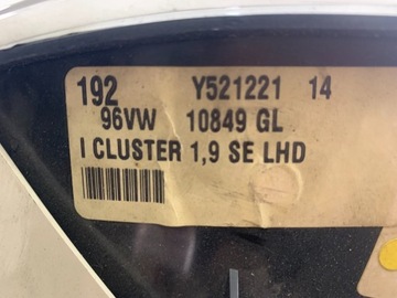 фото thumb №5, Vw sharan i спидометр приборы 1.9tdi 7m0920802h