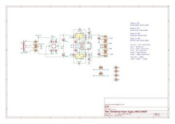 Печатная плата симметричного источника питания LM317 LM337 DIY