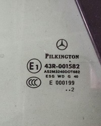 фото thumb №2, Стекло правый задняя mercedes slk r172