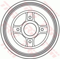 фото thumb №8, Барабан тормозной задняя renault twingo ii 1.2/1.5d 03.07-