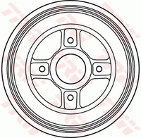 фото thumb №8, Trw барабан ham. renault twingo ii 07-