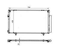 фото thumb №1, Радіатор кондиціонера toyota highlander, 01 - 07 8846048020