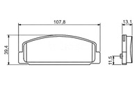 фото thumb №15, Bosch тормозные колодки тормозные mazda задняя 323/626/premacy/6 99-12 986 424 817