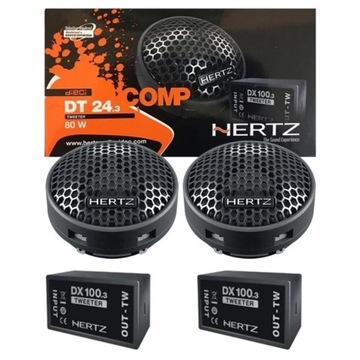 HERTZ DT 24.3 DIECI ТВИТЕРЫ СОПРАНЫ СВИСТЛЫ 80ВТ