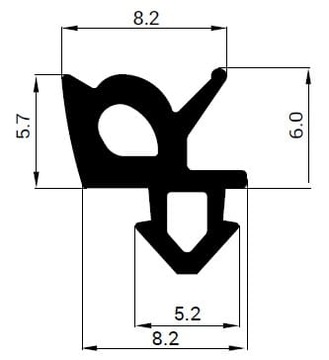Уплотнитель окон ПВХ S-1387 REHAU PREMIUM GASKET