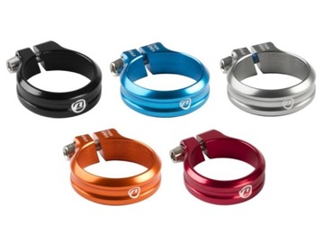 Подседельный зажим Accent EXE Clamp 34,9 мм, серый анодированный
